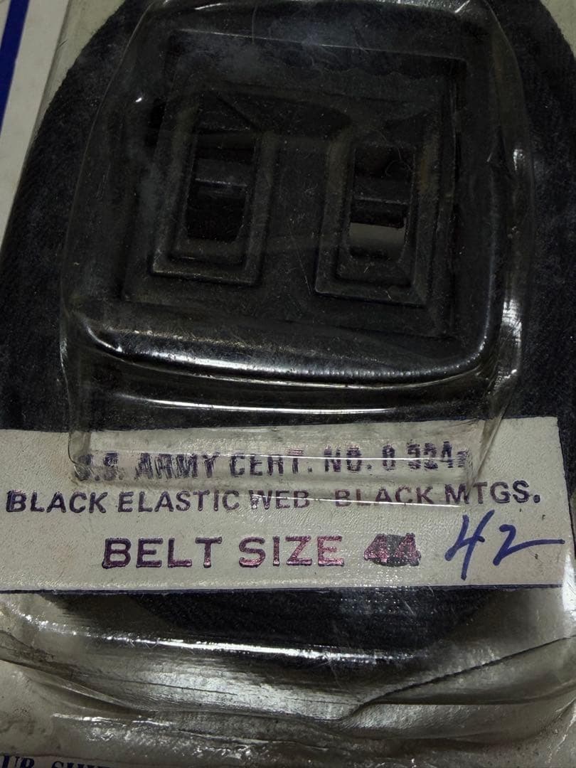 米軍 実物 ウエストベルト メイヤー N.Y.製