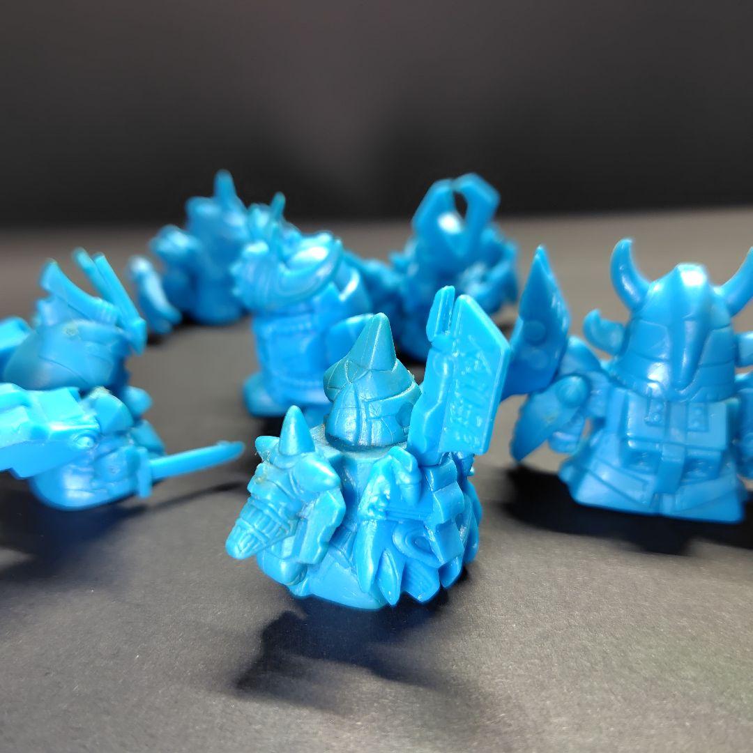 ガン消し　復活闇将軍　青揃い6体セット