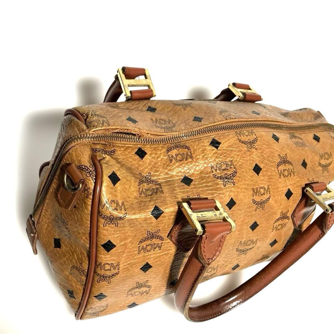 【ヴィンテージ】MCM ヴィセトス ミニボストン ハンドバッグ