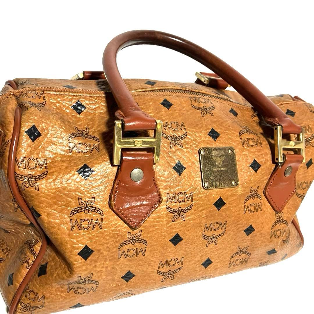 【ヴィンテージ】MCM ヴィセトス ミニボストン ハンドバッグ