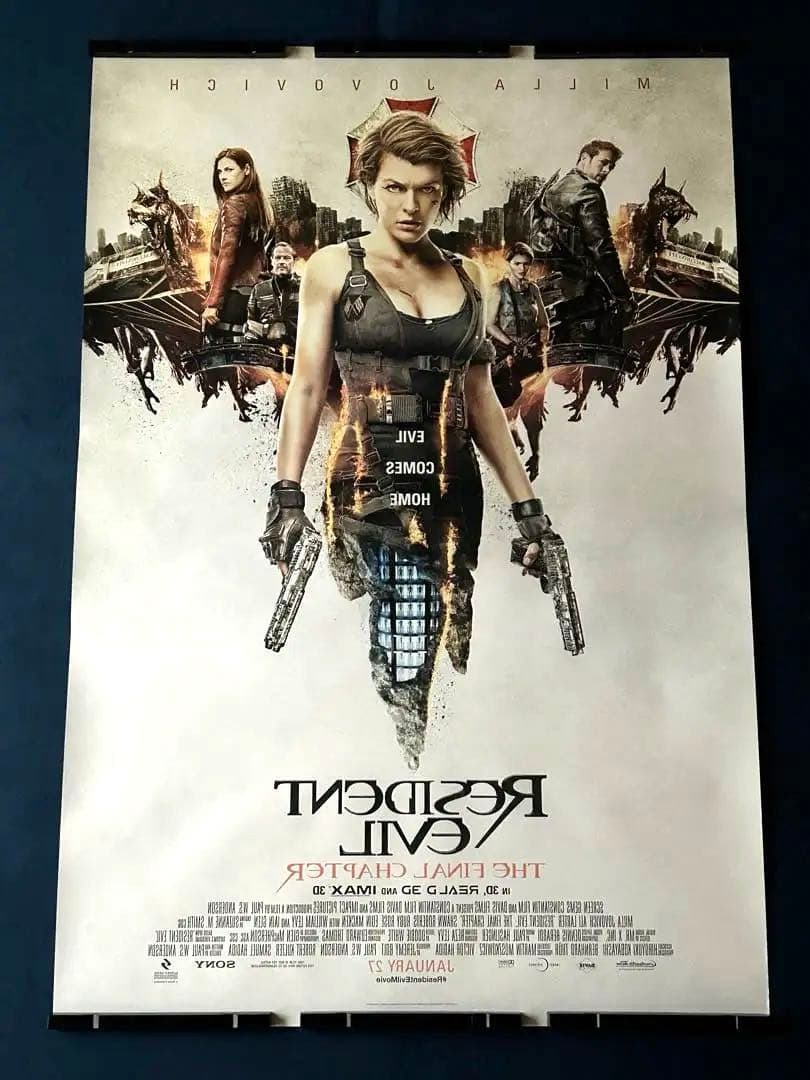 バイオハザード　ザ・ファイナル　USオリジナル映画ポスター