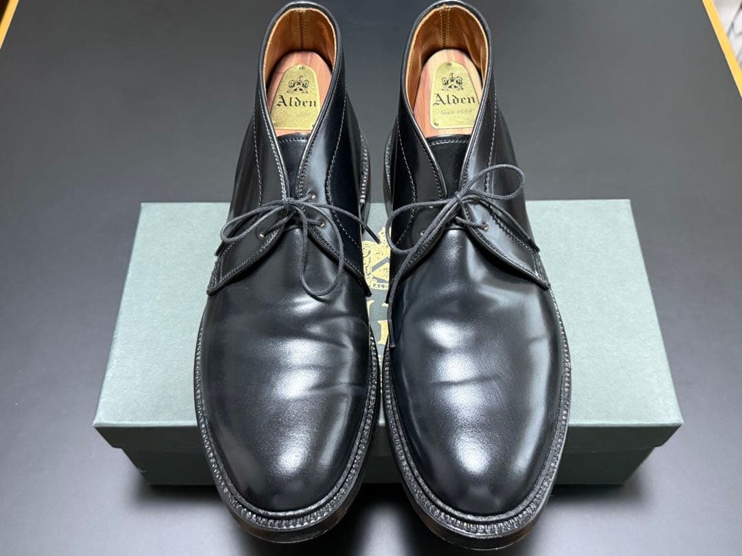 Alden 1340 9D コードバン 純正シューツリー付 ブラック