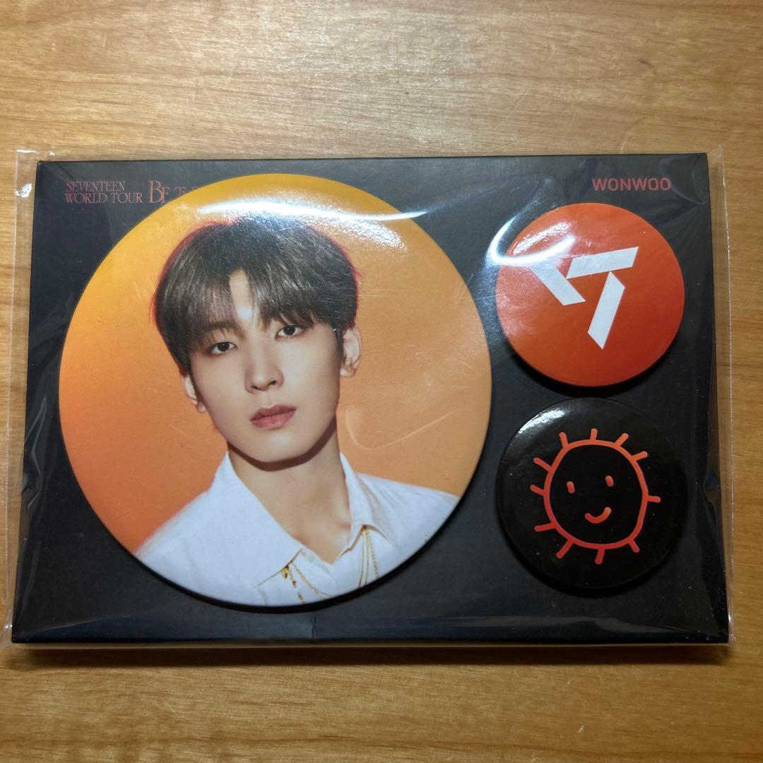 SEVENTEEN ウォヌ BE THE SUN 缶バッジ セブチ ビザサン