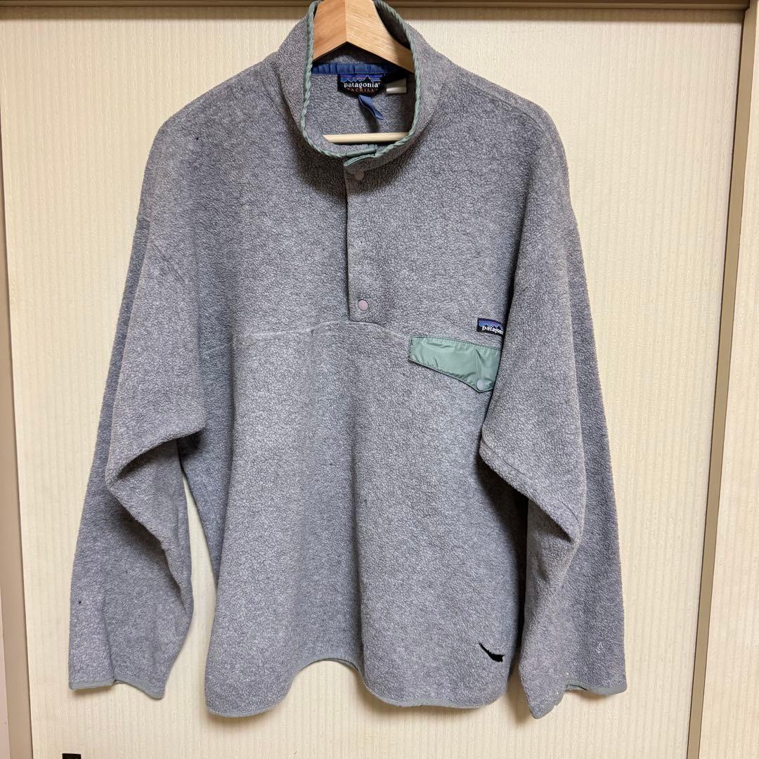 パタゴニア 96年製 90's シンチラスナップT XLサイズ