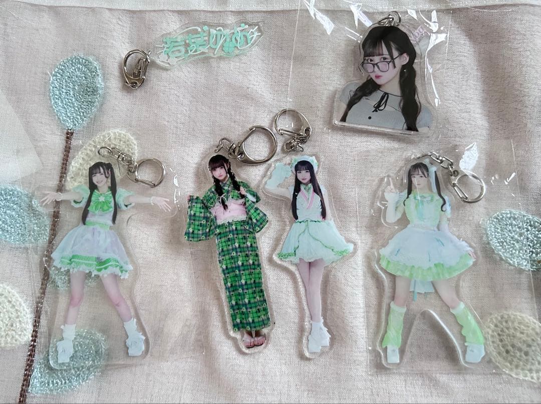 アイドルキャラクター アクリルキーホルダー 6個セット