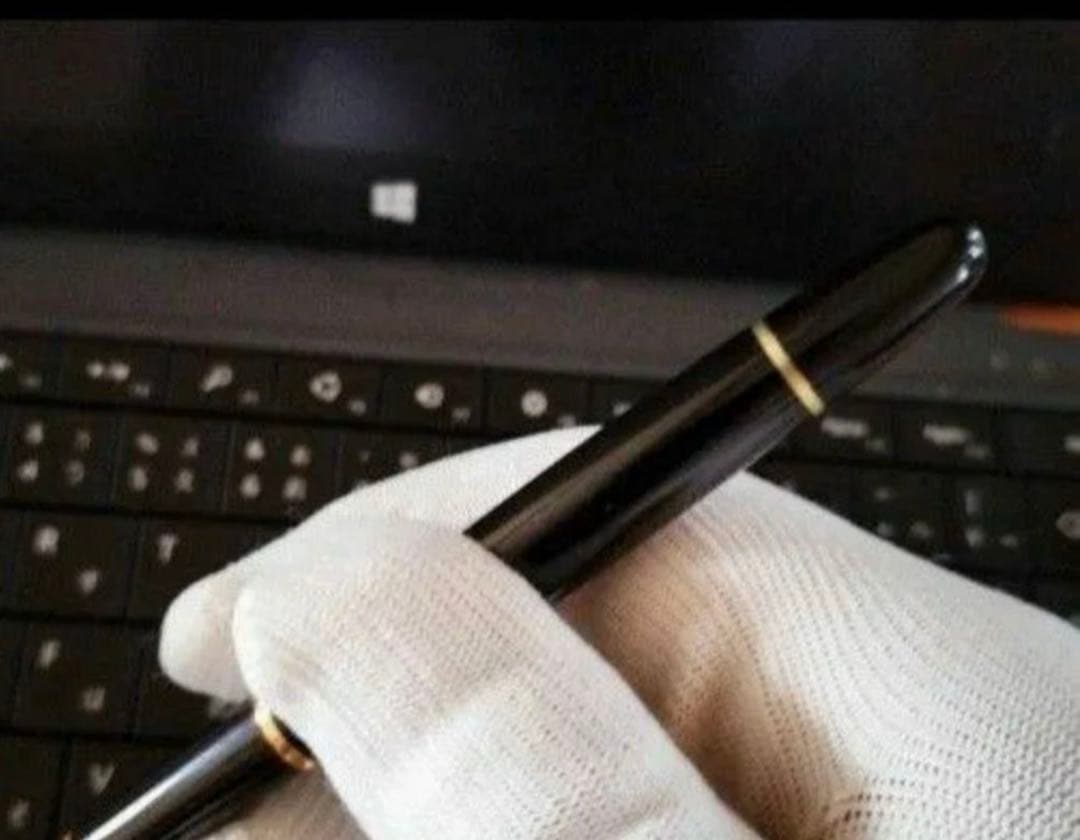 高級マイスターゴールド 163 ローラーボール　キャップ式ボールペン　ギフト m