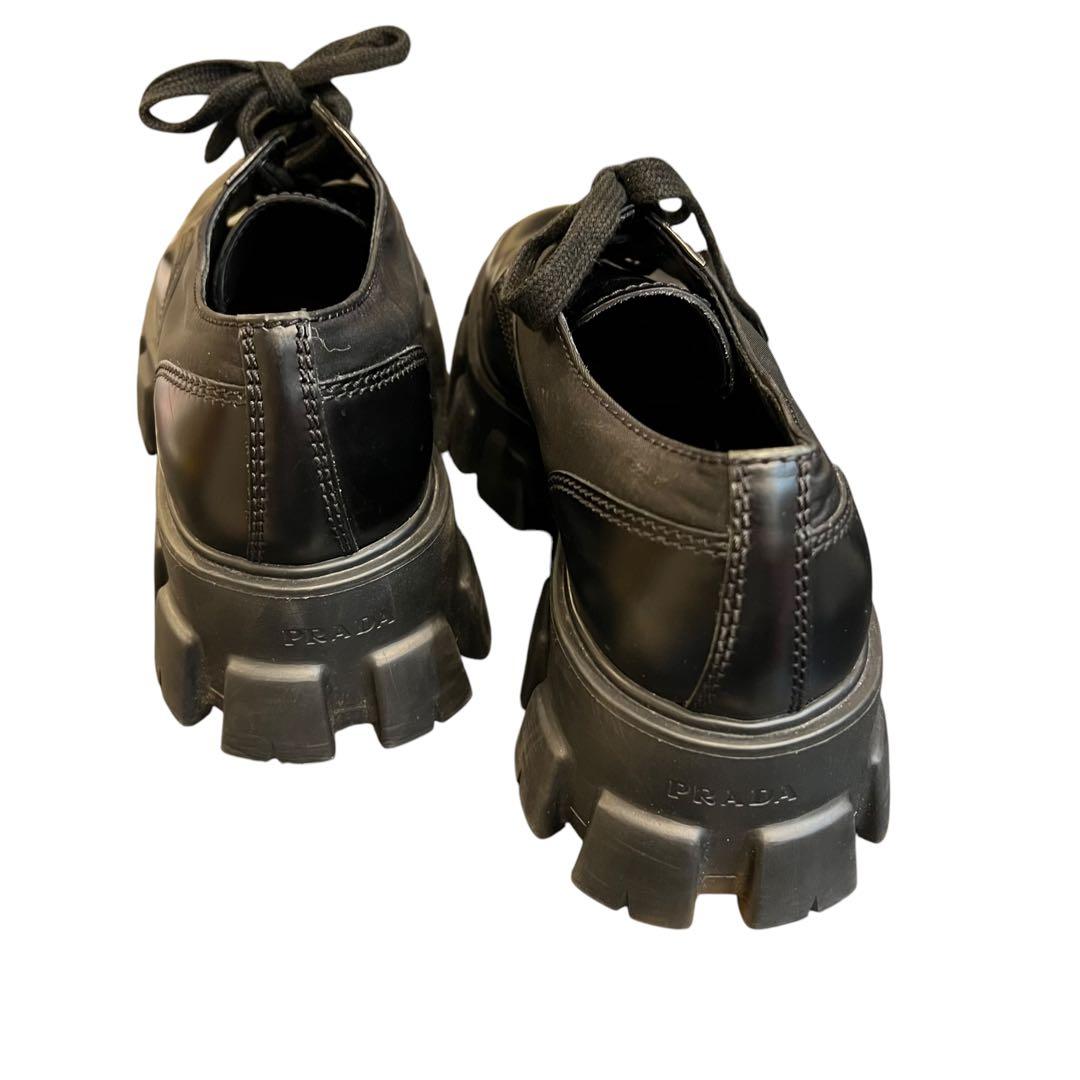 PRADA プラダ　モノリス　紐靴　28cm