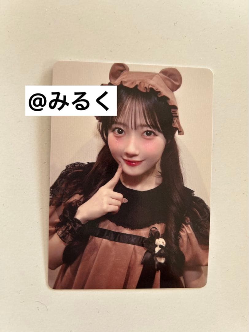 ラルムフェス　LARME 川本笑瑠　CUTIESTREET ランダムトレカ　特典