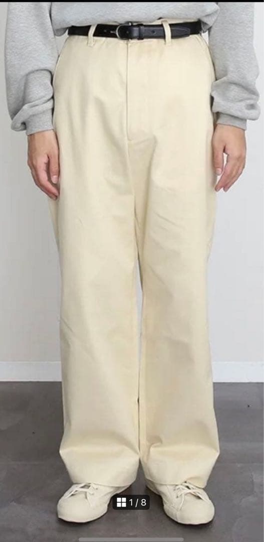 ユニバーサルプロダクツ　NO TUCK CHINO TROUSERS サイズ2