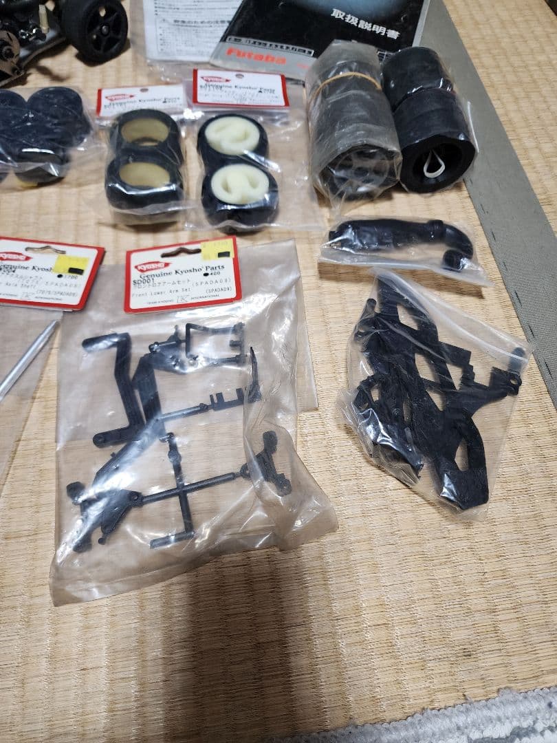 京商スパーダ09Lマーチ カップカー　メカプロポ付きジャンク扱い(古い為) 実働