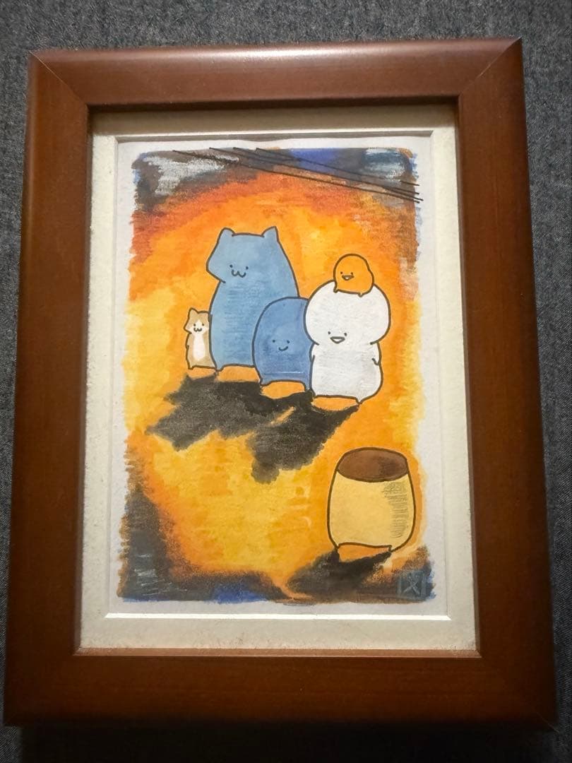 【複製原画】お文具といっしょ　影送り