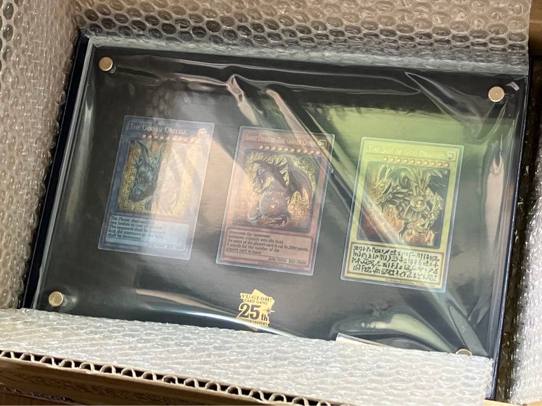 遊戯王OCGデュエルモンスターズ 「三幻神」スペシャルカードセット　ステンレス製