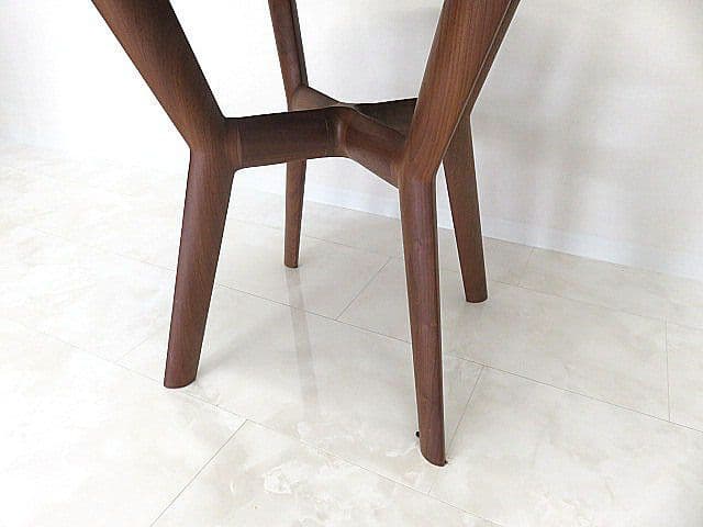 展示品 タイム＆スタイル Opus オーパス ウォールナット ラウンドテーブル