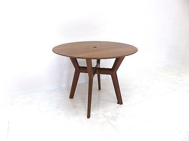 展示品 タイム＆スタイル Opus オーパス ウォールナット ラウンドテーブル