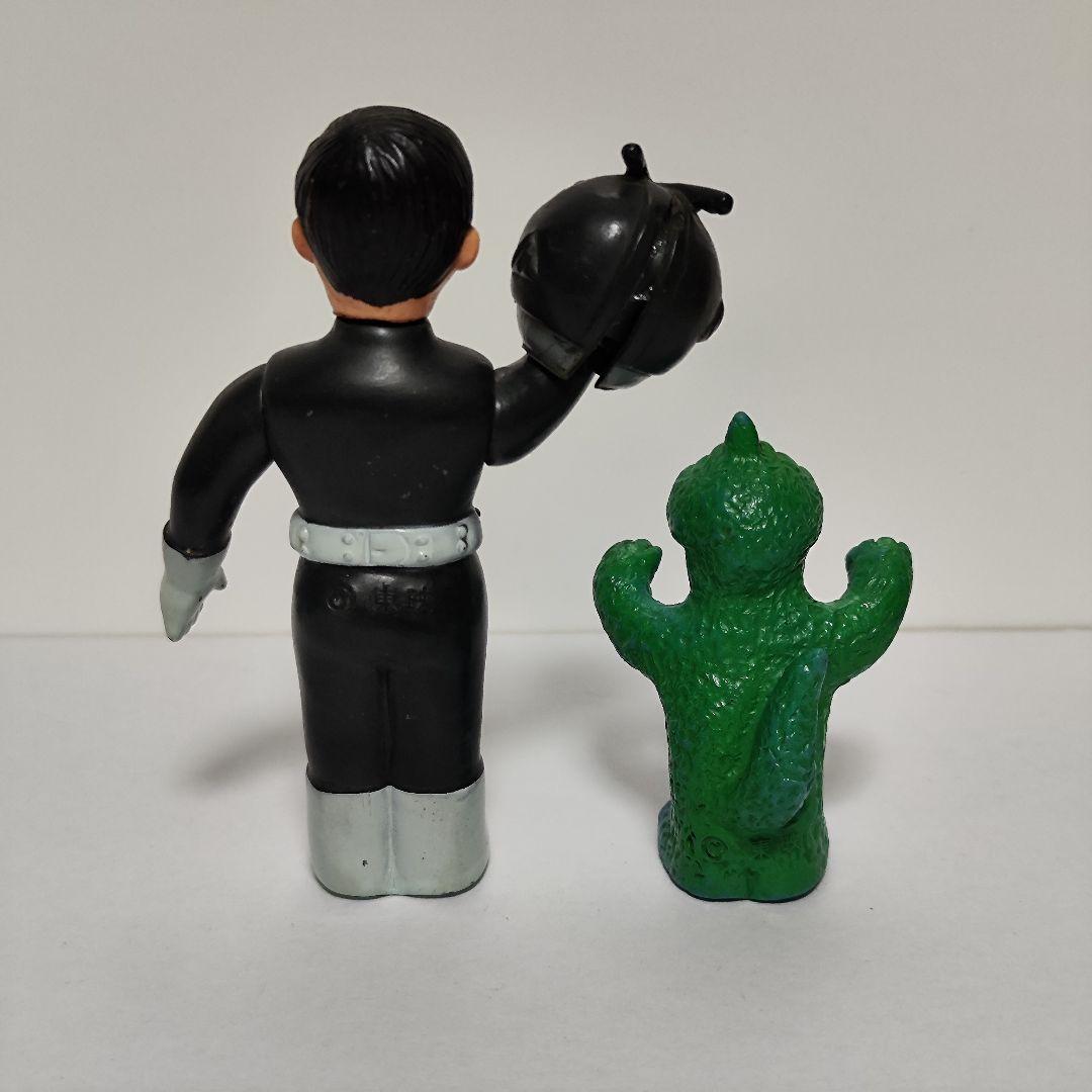 面取れ　ツクダ　仮面ライダー＆トカゲロン指人形セット　当時もの!!