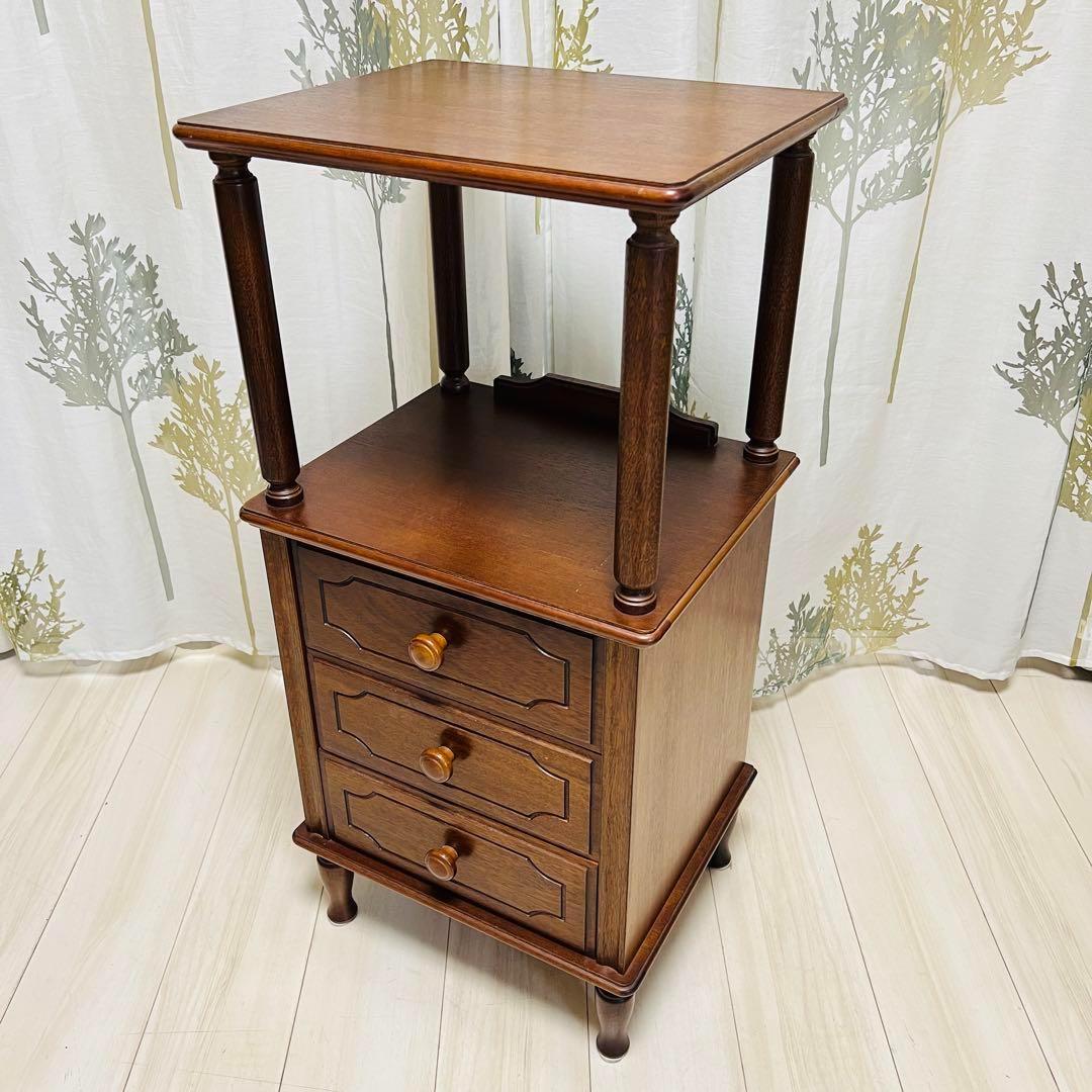 綾野製作所　アヤノクラフト　電話台　レトロ　アンティーク