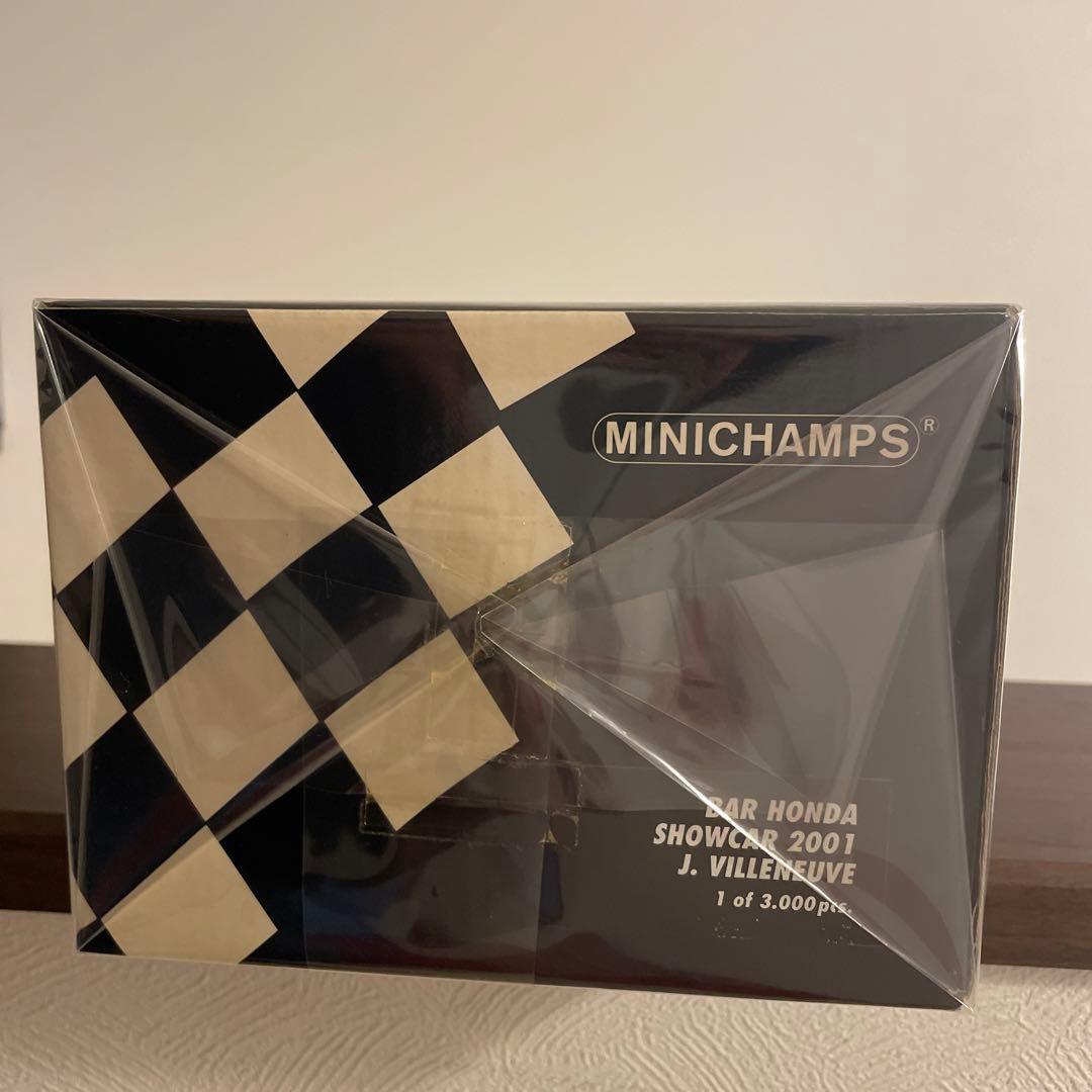 新品　限定　ミニチャンプス　1/18 BARホンダ　2001 J.ヴィルヌーブ