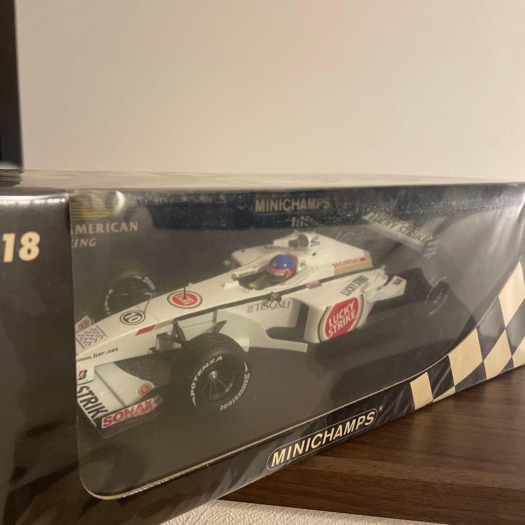 新品　限定　ミニチャンプス　1/18 BARホンダ　2001 J.ヴィルヌーブ