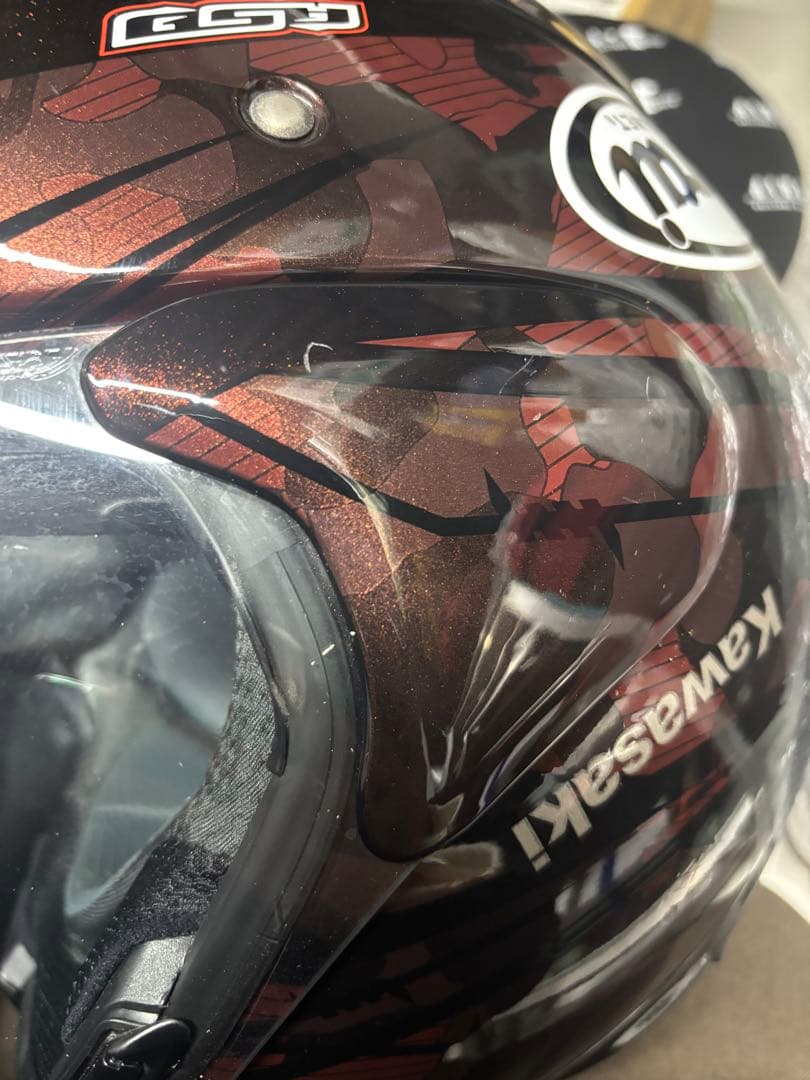 アライSZ Ram 4 KAWASAKI ジェットヘルメット