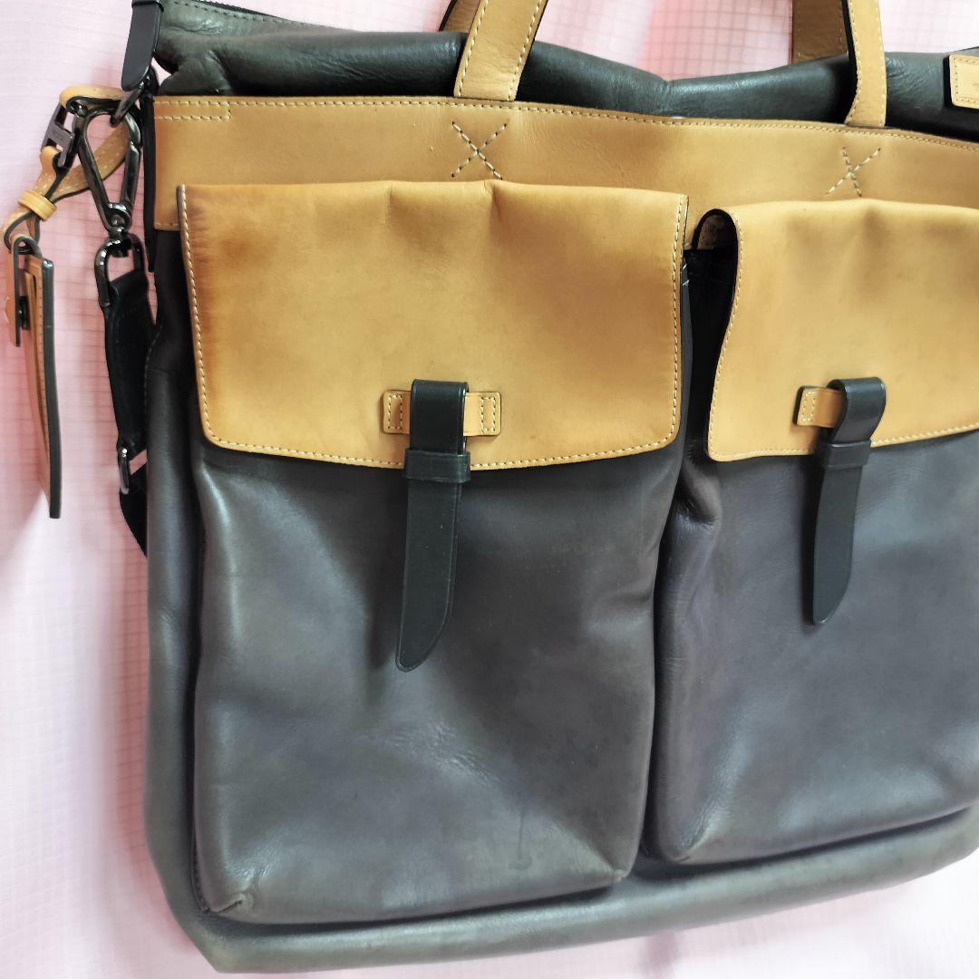 希少 TUMI ショルダーバッグ ヘルメットバッグ オールレザー 2way