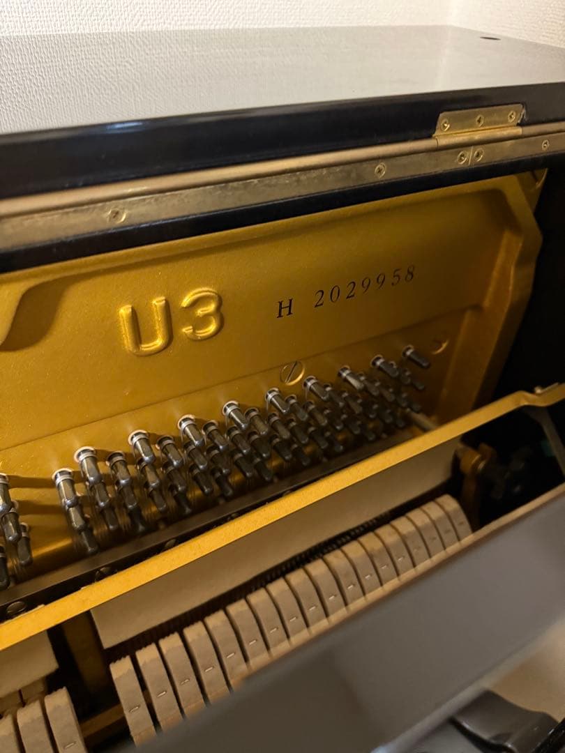 Yamaha U3Hアップライトピアノ黒色