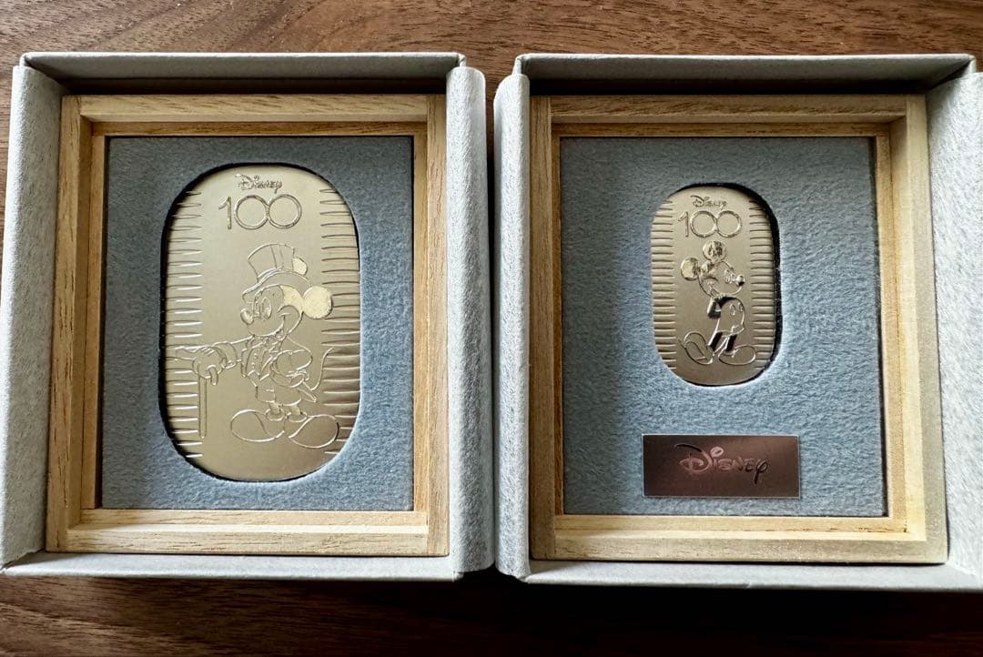 Disney100周年記念限定プラチナ小判 30g＋10gセット