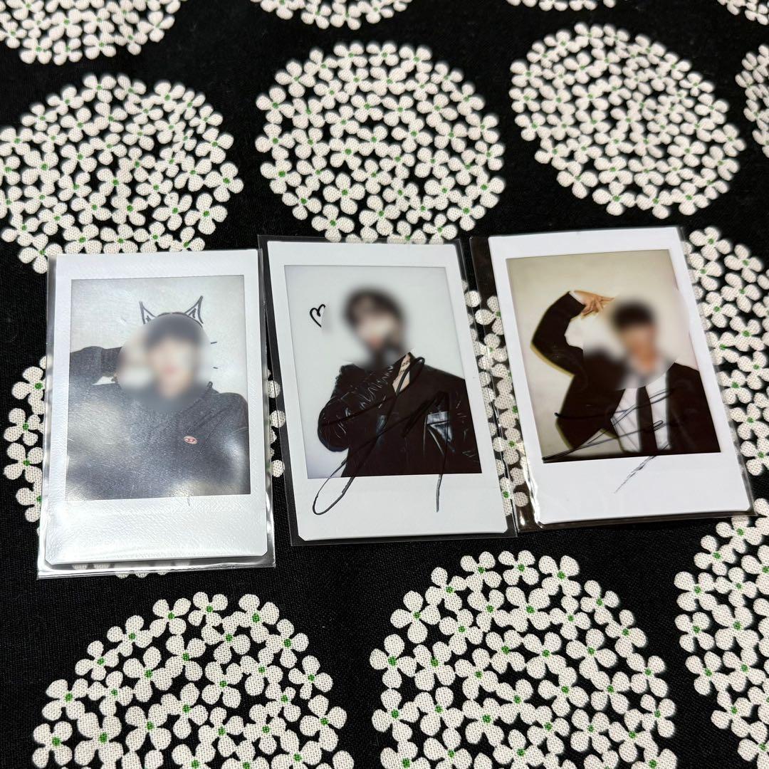 G*】様 ONEPACT ジョンウ　サイン入りポラロイド　3枚セット