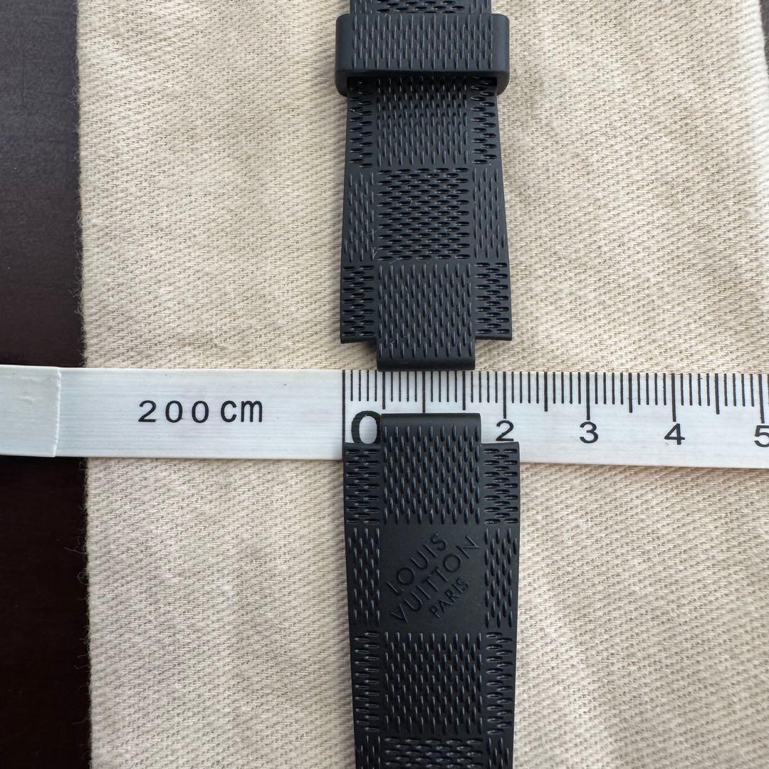 【美品】LOUIS VUITTON ラバーベルト 　 　ダミエ　ブラック