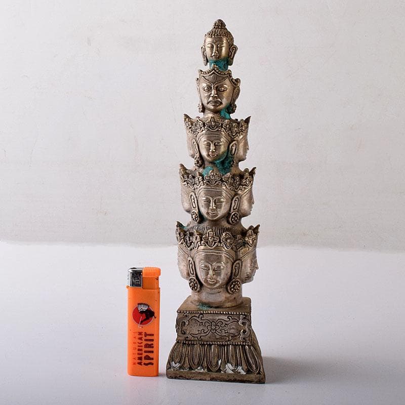 仏教美術　古銅青銅　十一面観音菩薩像　仏像　置物　C　7798