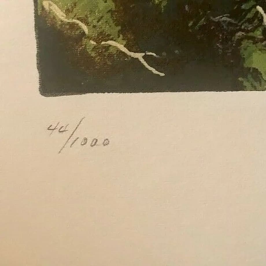 50年代　Robert Wood　ロバートウッド　シルクスクリーン　アート作品