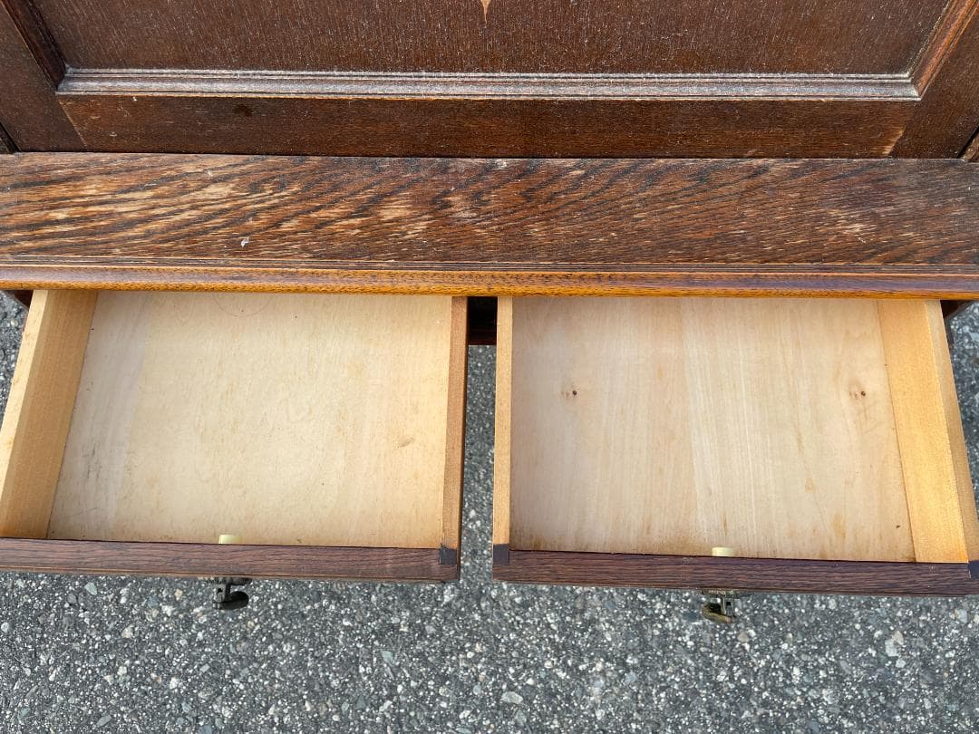 お*ち様 昭和 レトロ 家具 ライティングデスク ライティングビューロー ビュー