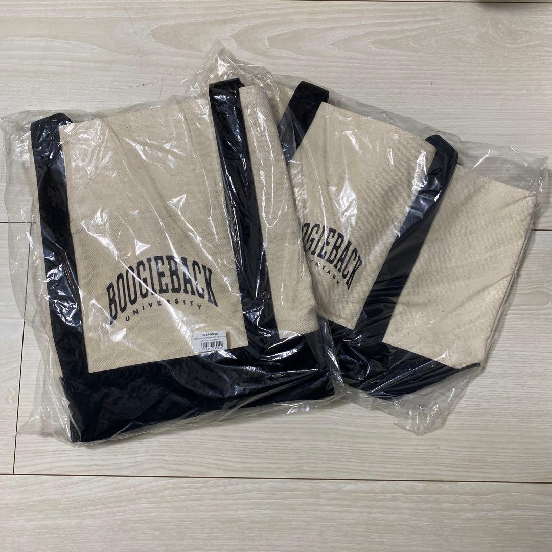 新品　小沢健二　BOOGIEBACK キャンバストート黒　L ・Mサイズ2個