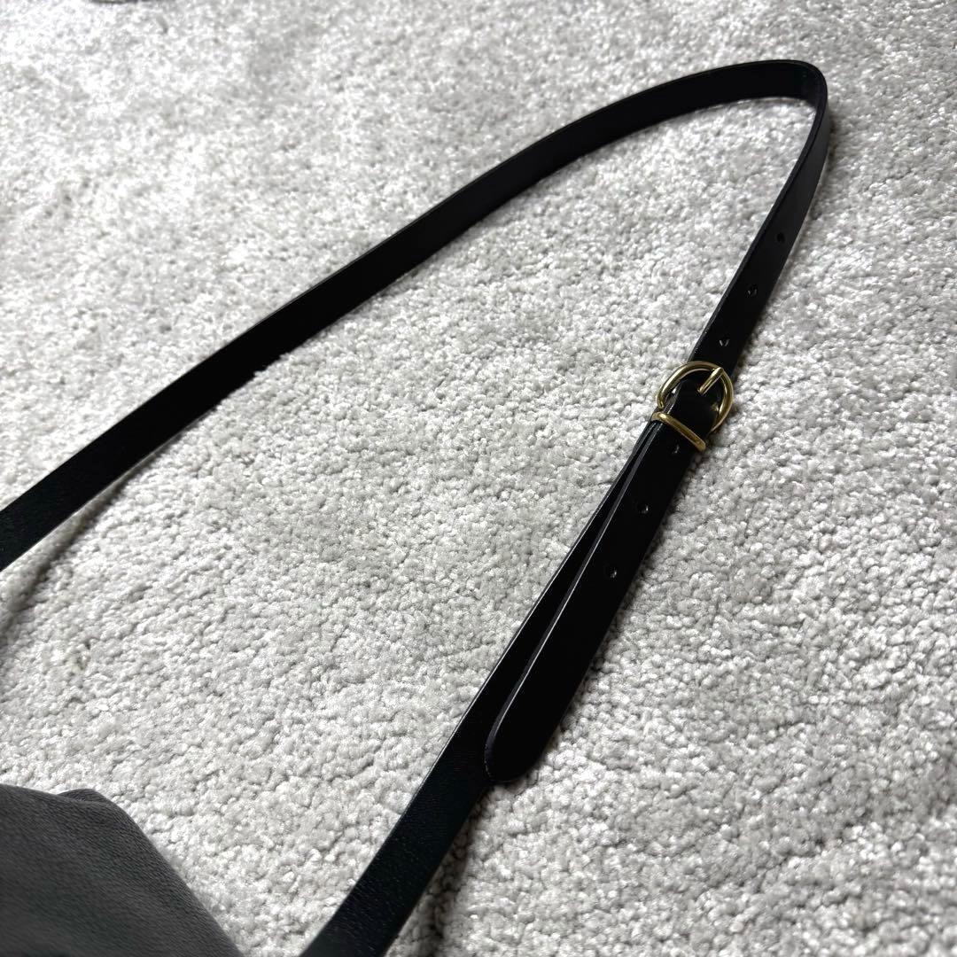 IL BISONTE イルビゾンテ ショルダーバッグ ブラック