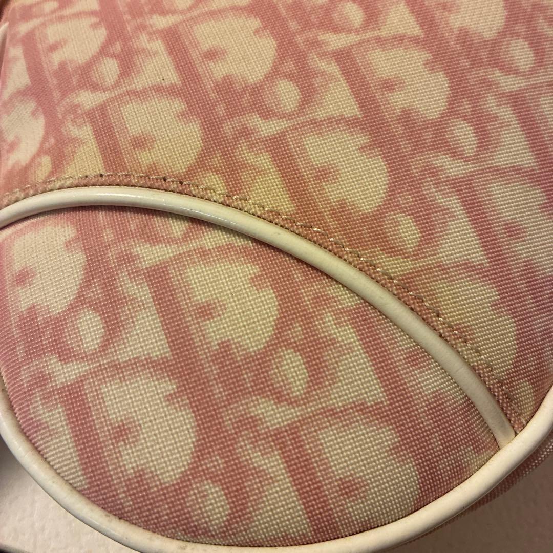 希少？Christian Dior⭐️ピンクロゴ総柄⭐️サドルバッグ⭐️トロッター⭐️