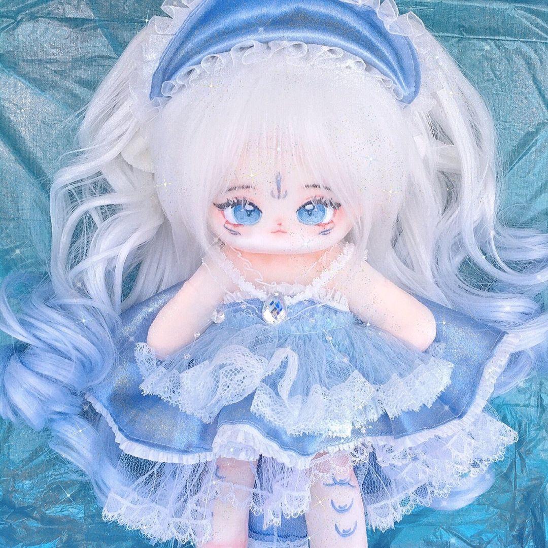 ぬいぐるみ服　20cm　新品　現品着せ替え　ドレス　ワンピース　宮廷　豪華