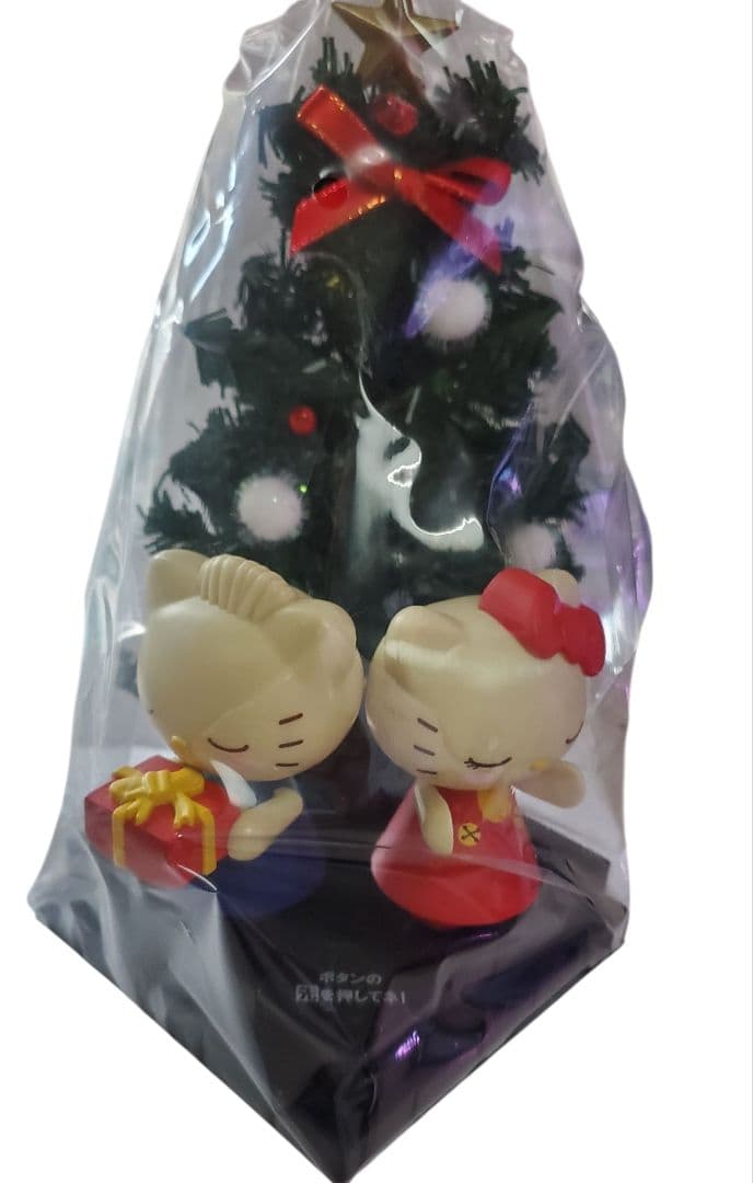 【当時物】ハローキティアクションレトロラブクリスマスツリーライト