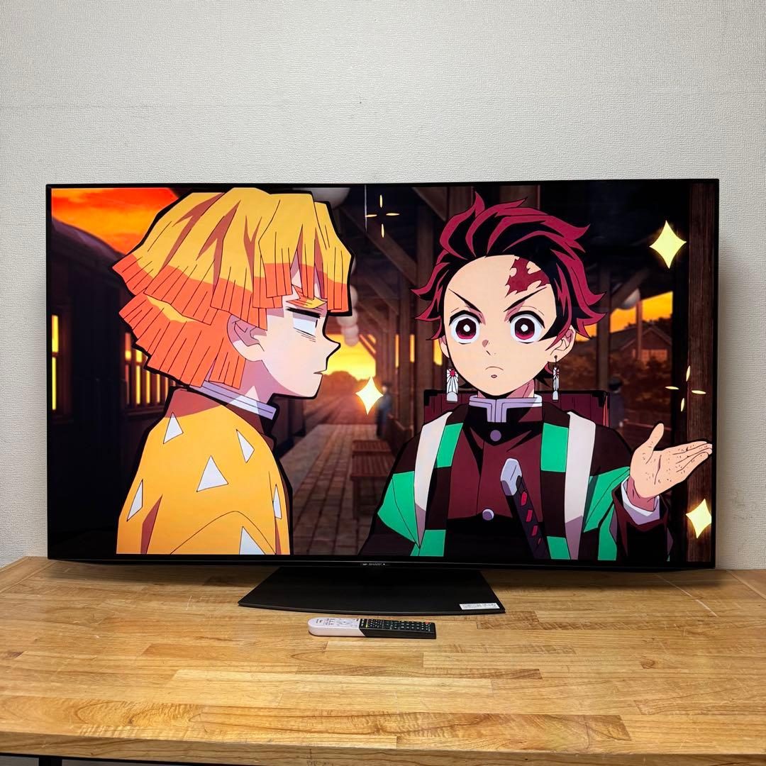 シャープ 60V型 4K液晶テレビ AQUOS 4T-C60DL1 動画アプリ○