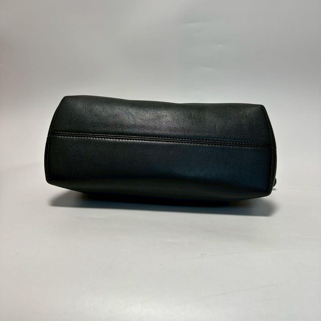 u77【極美品】保存袋付　フェンディ　バイザウェイ　ミディアム 黒　2way.