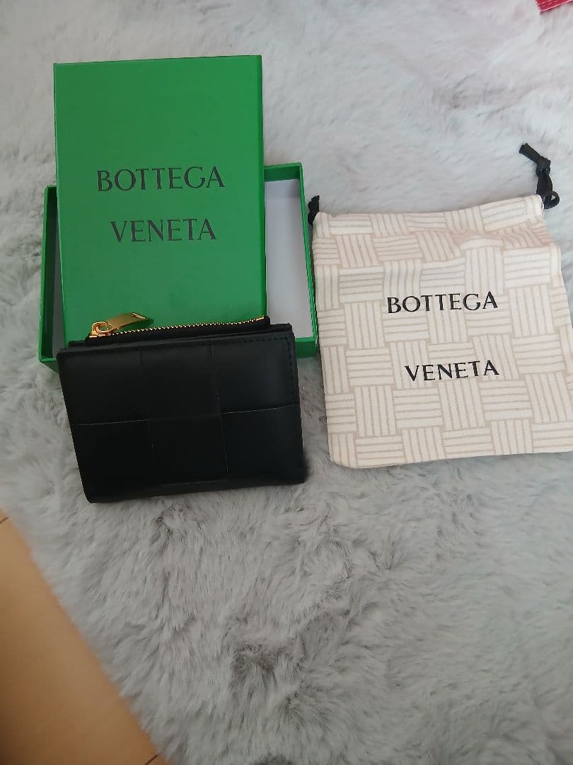 Bottega Veneta 二つ折り財布 ブラック