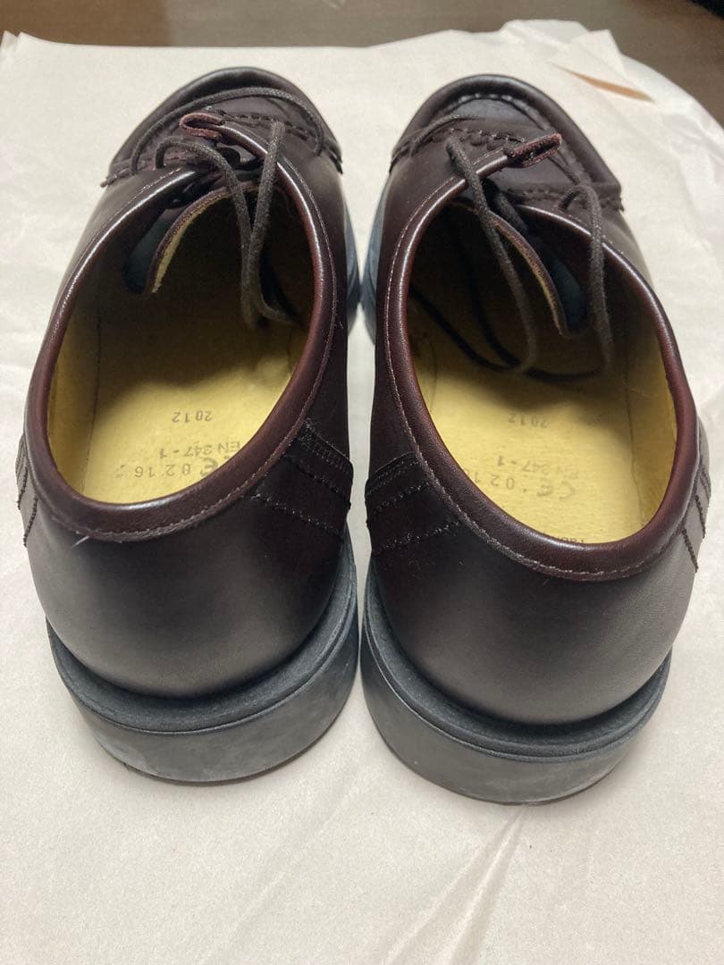 美品　人気モデル　クレマンPADREチロリアンシューズ　ボルドー43