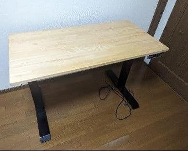 依頼の方へ、値下げしました。 Flexispot E7 昇降式デスク 天板檜