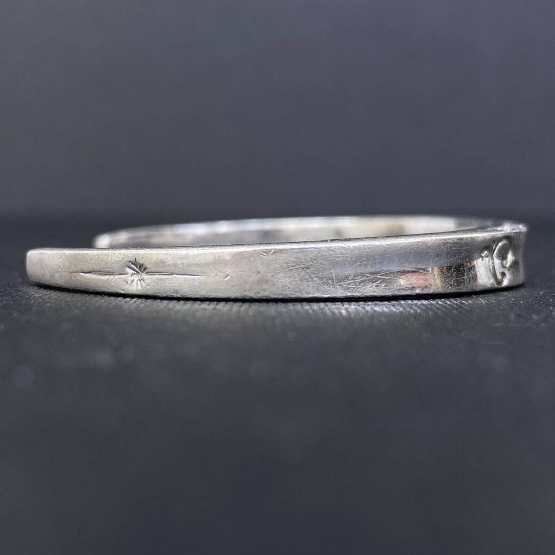 SAAD シルバー925 サンシンボル アラベスク スクエア バングル