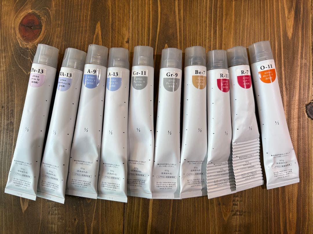 LebeL エドルカラー 未開封64本＋チャート付　計74本