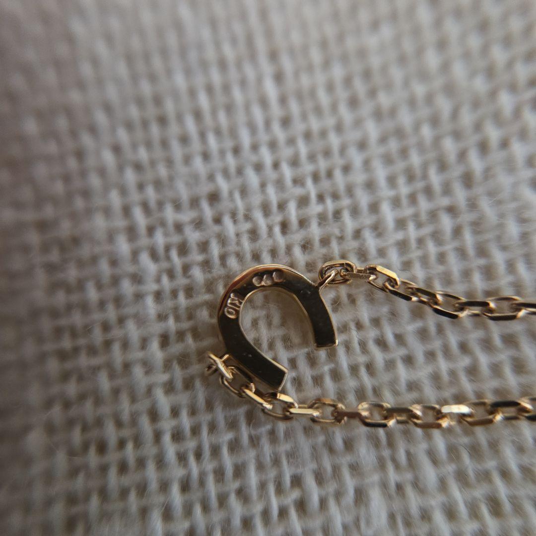 K10YG ホースシュー ダイヤ リング