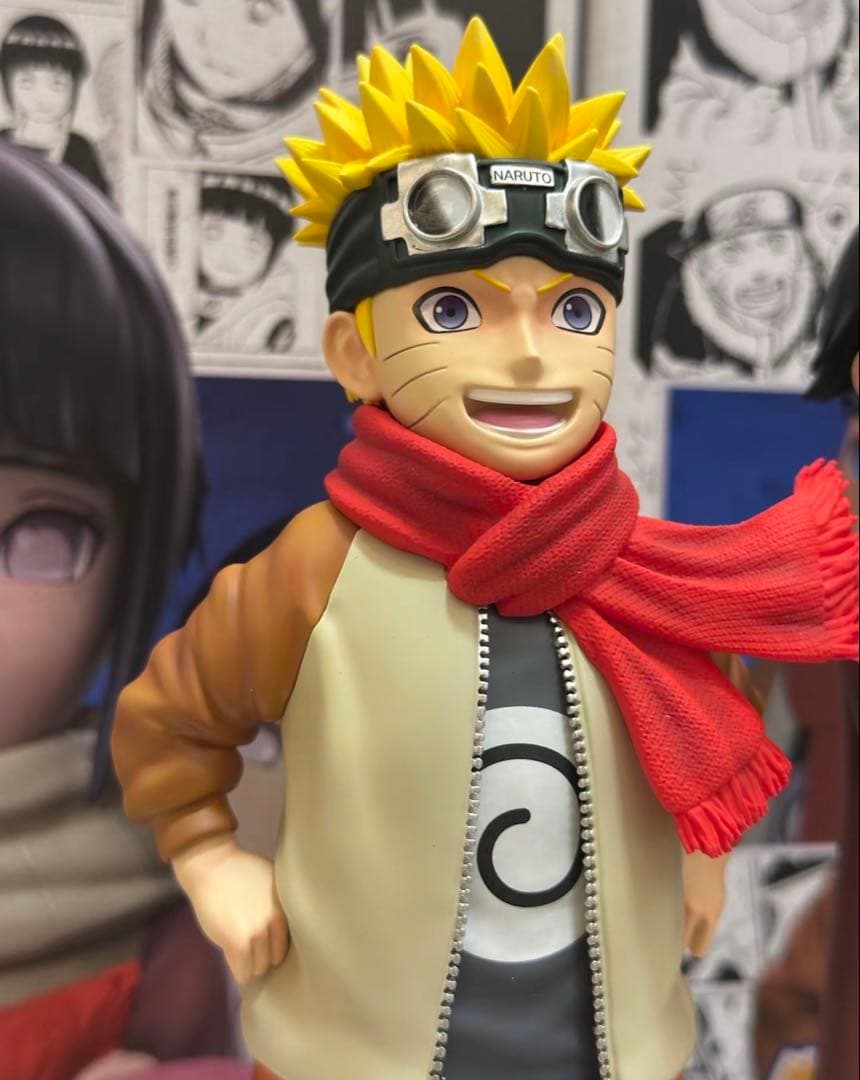 ナルト 日向ヒナタ うずまきナルト2点 ガレージキット ガレキ スタチュー