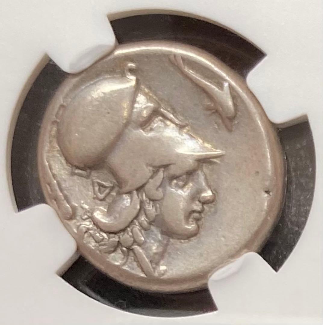 古代ギリシャ　コリントス　スターテル銀貨/ローマ　デナリウス　テトラドラクマ