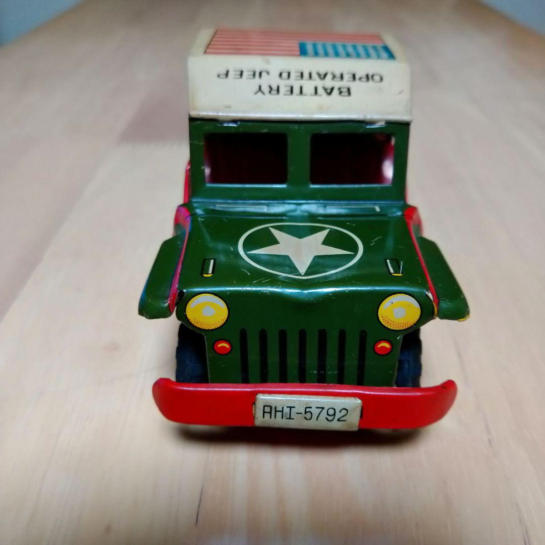 ブリキのジープ　ミニチュア
