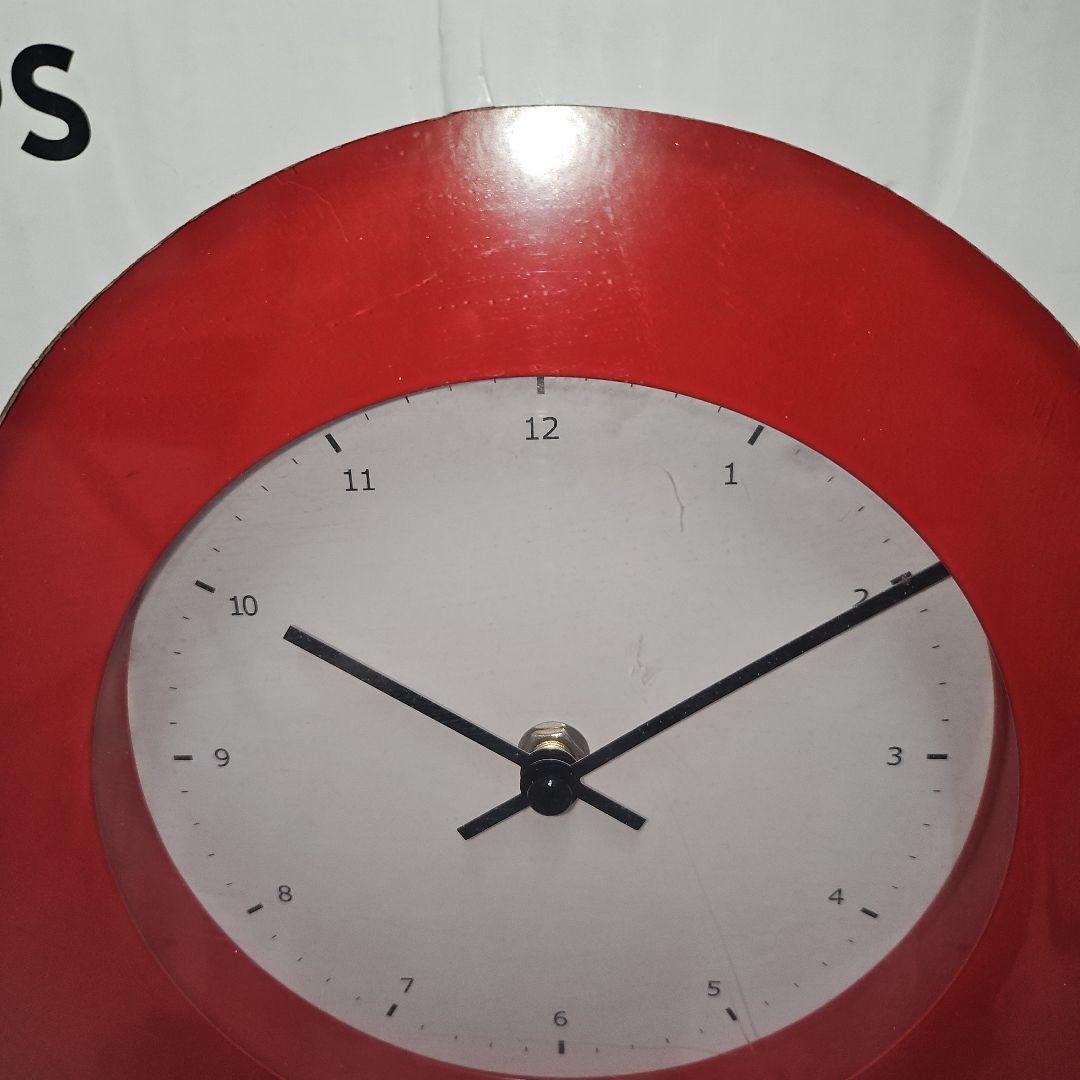 ★希少レアほぼ未使用★北欧IKEA (廃盤品)鍵穴型 掛時計 置時計 収納