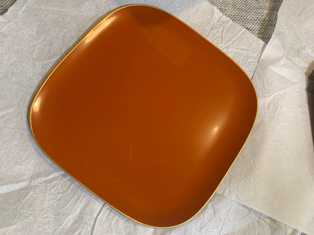 象彦 ZOHIKO 銘々皿 溜塗 金縁 未使用 木箱入 菓子皿 上質ヴィンテージ