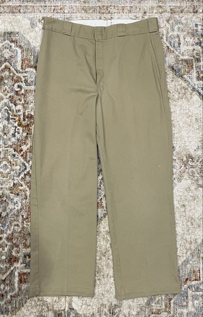 80s ディッキーズ 874 カーキ チビタグ USA製 ゴールデンサイズ